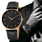 Simple Leather Men's Luxury Watches Pi-Mart
