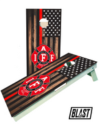 Fire Fighter IAFF - Fireman Cornhole Set - SJB-DIAMOND ELITES