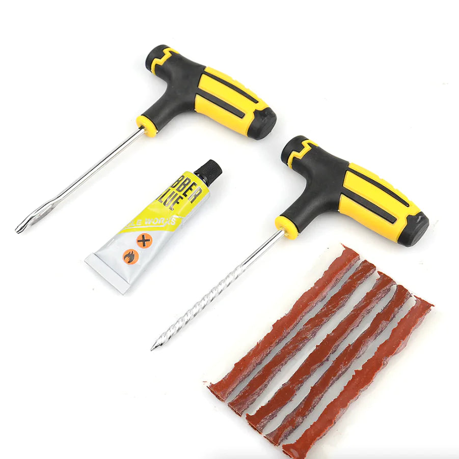 68pc Tire Repair Kit DIY Flat Tire Repair Car Truck Motorcycle Home Plug Patch Pi-Mart