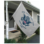 US Coast Guard Flag 3x5 Outdoor Double Sided- Heavy Duty 3ply United States Coast Guard Flag Super Durable 4 Rows Stitched Edge Canvas Header with 2 Brass Grommets The Military Gift Store