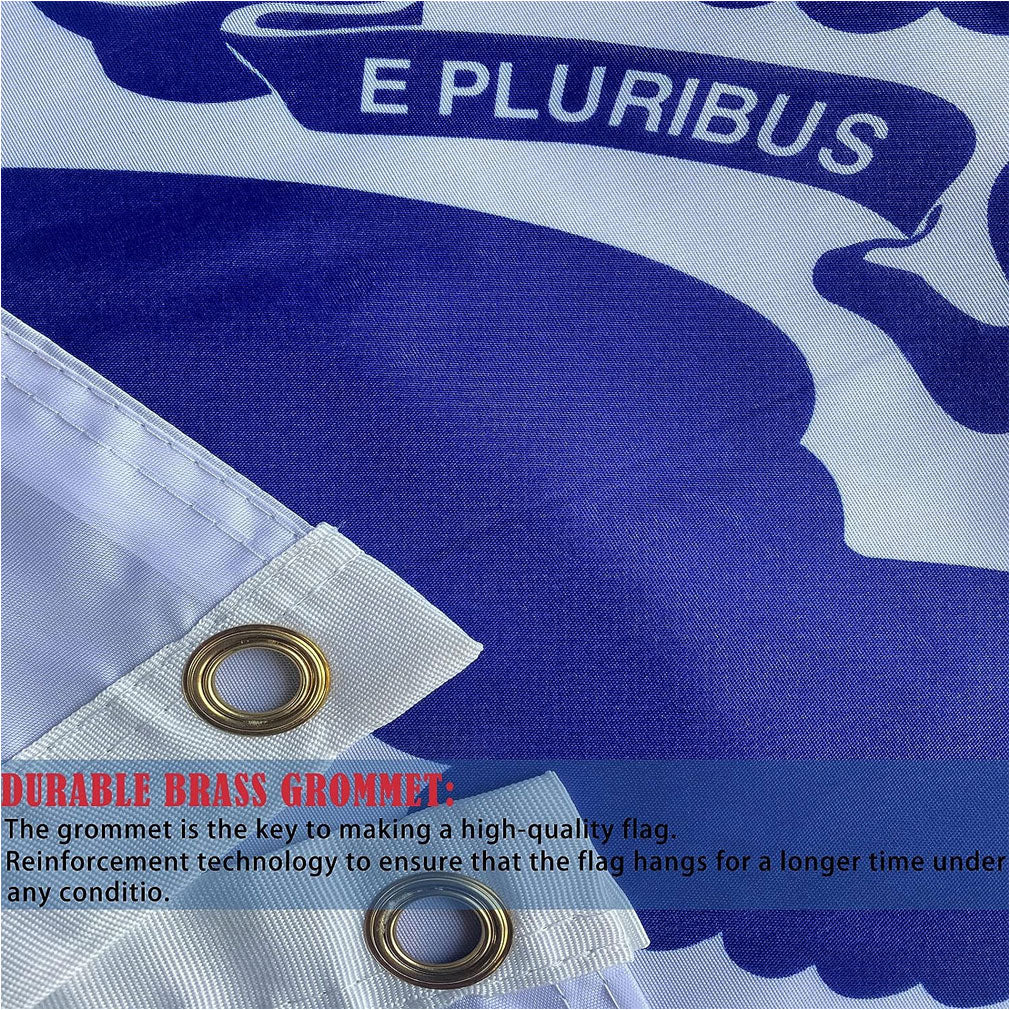 US Coast Guard Flag 3x5 Outdoor Double Sided- Heavy Duty 3ply United States Coast Guard Flag Super Durable 4 Rows Stitched Edge Canvas Header with 2 Brass Grommets The Military Gift Store