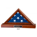 Flag and Baser display case for A large American flag, Flag and Base for a Memorial flag, Large Flag and pedestal display frame The Military Gift Store