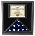 PREMIUM USA-MADE SOLID WOOD FLAG DOCUMENT CASE BLACK FINISH The Military Gift Store