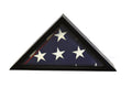 Honors Flag Display Case for 5x9 Memorial / Burial / Funeral Shelf Box Glass Holder Frame - Two Detailed Stripes The Military Gift Store