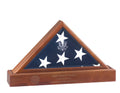 Large Flag Display case for 5 x 9.5 Flag - Burial Flag - 5ft x 9.5ft flag, American Burial Flag. The Military Gift Store