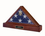 Memorial Flag Display Case - Walnut The Military Gift Store