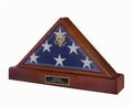 Eternity Flag Case Urn, Flag and Urn Display Case, Cherry The Military Gift Store