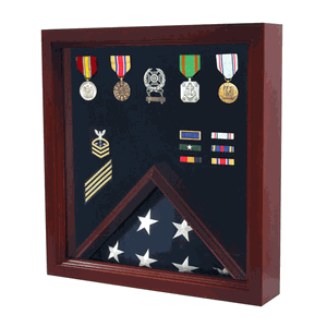 Flag Medal Display Case, Military Flag Medal Shadow Boxes The Military Gift Store