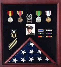 Vietnam Veteran Flag Display Case - Cherry The Military Gift Store