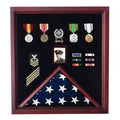 Flag and Photo Display case, Photo and Medal Display case The Military Gift Store