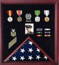 Flag Photo and Badge Display Case. The Military Gift Store