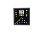 Flags Connections Military Photo Flag and Medal Display Case The Military Gift Store