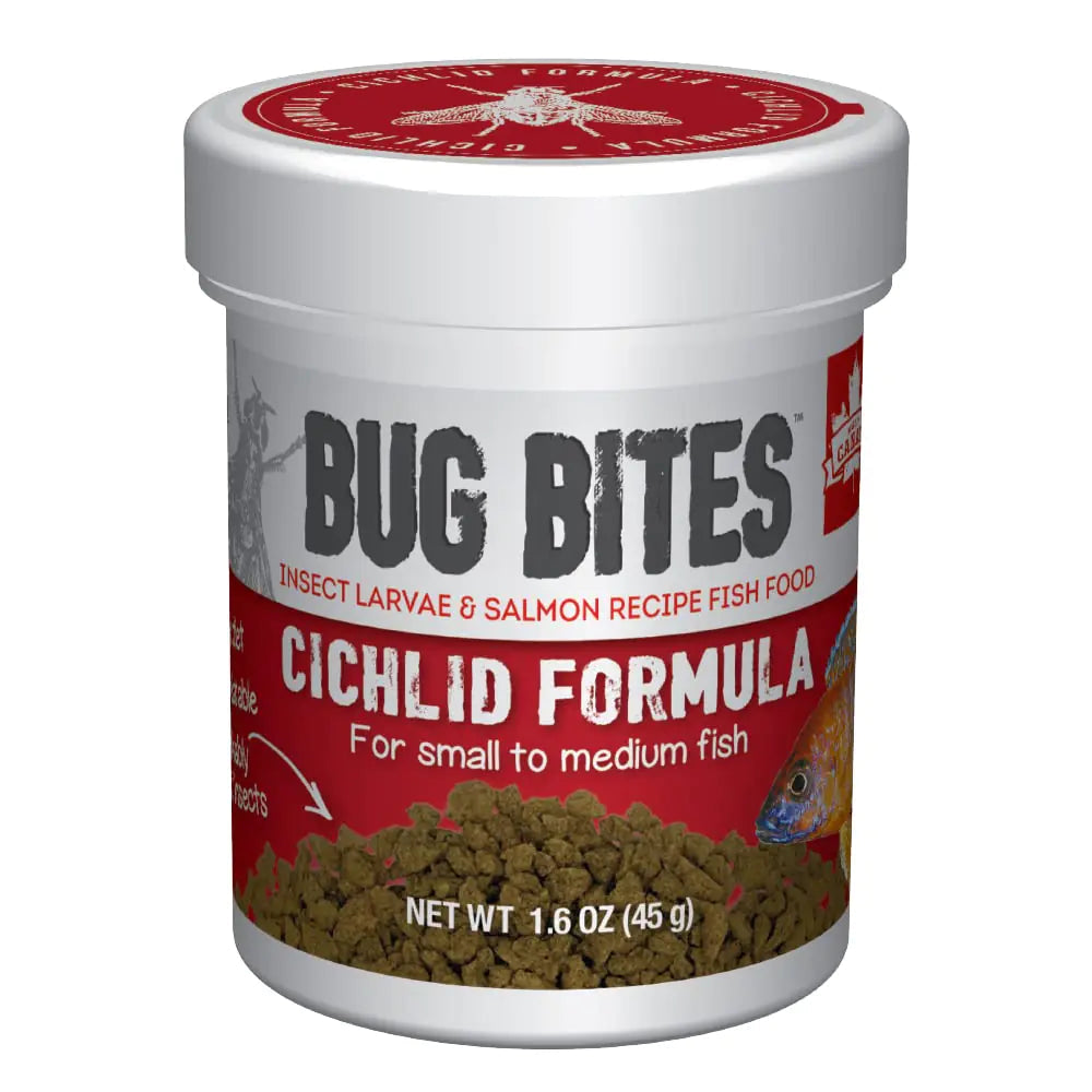 Fluval Bug Bites Cichlid Fish Food Granules for Small to Medium Sized Fish 1.59 oz. A6580 Lootquake LLC