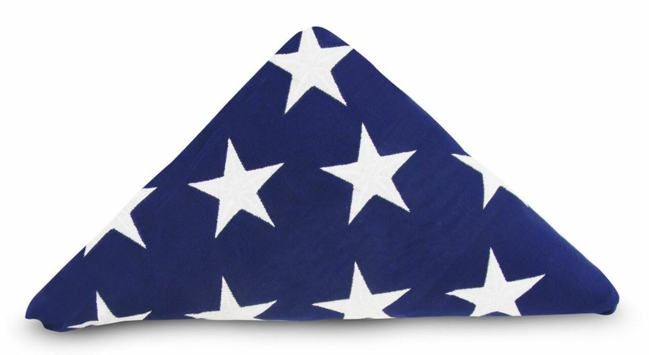 3' X 5' American Pre Folded Flags, Folded American Flag The Military Gift Store