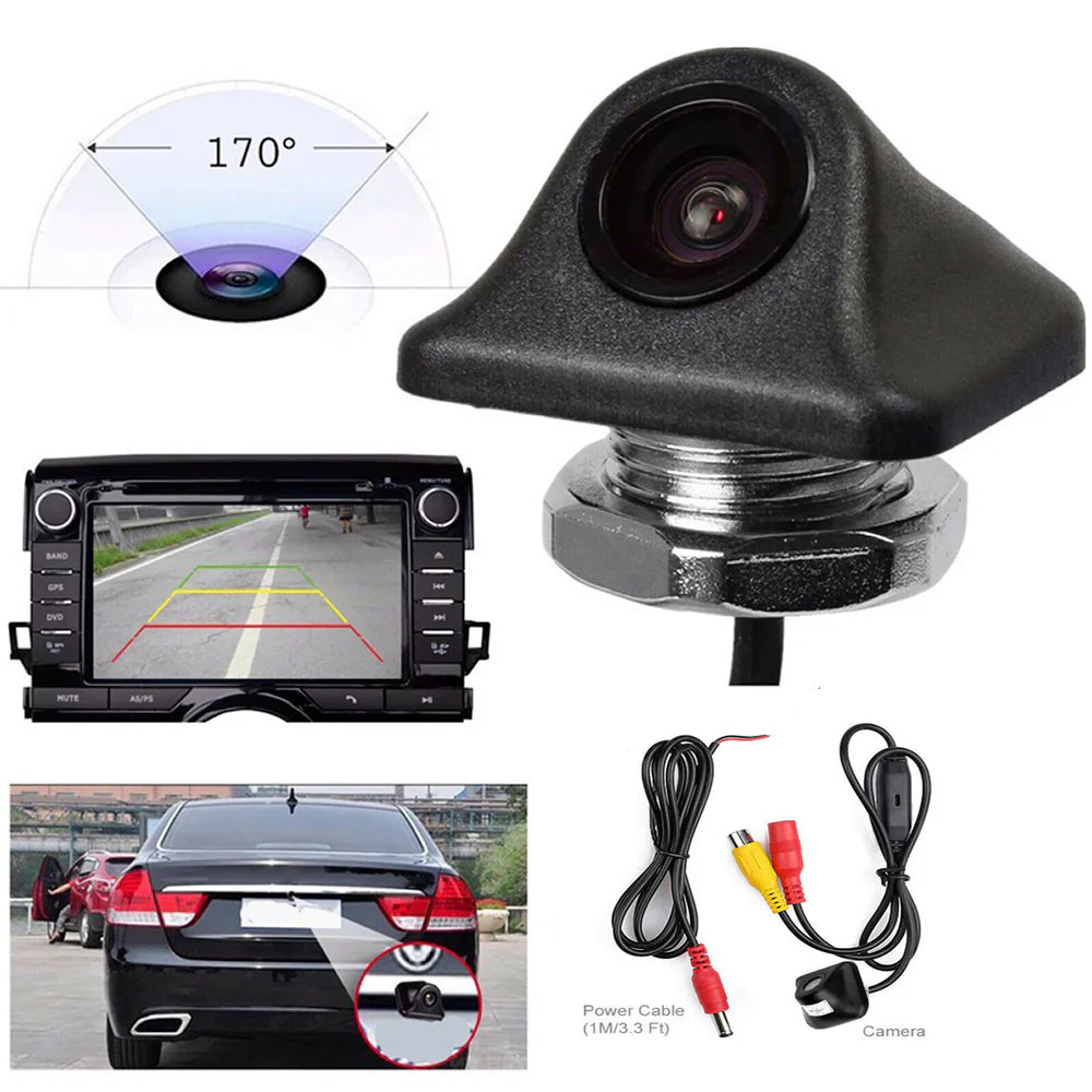 Car Rear View Reverse Camera Parking Backup Cam HD Night Vision Waterproof 170° Pi-Mart