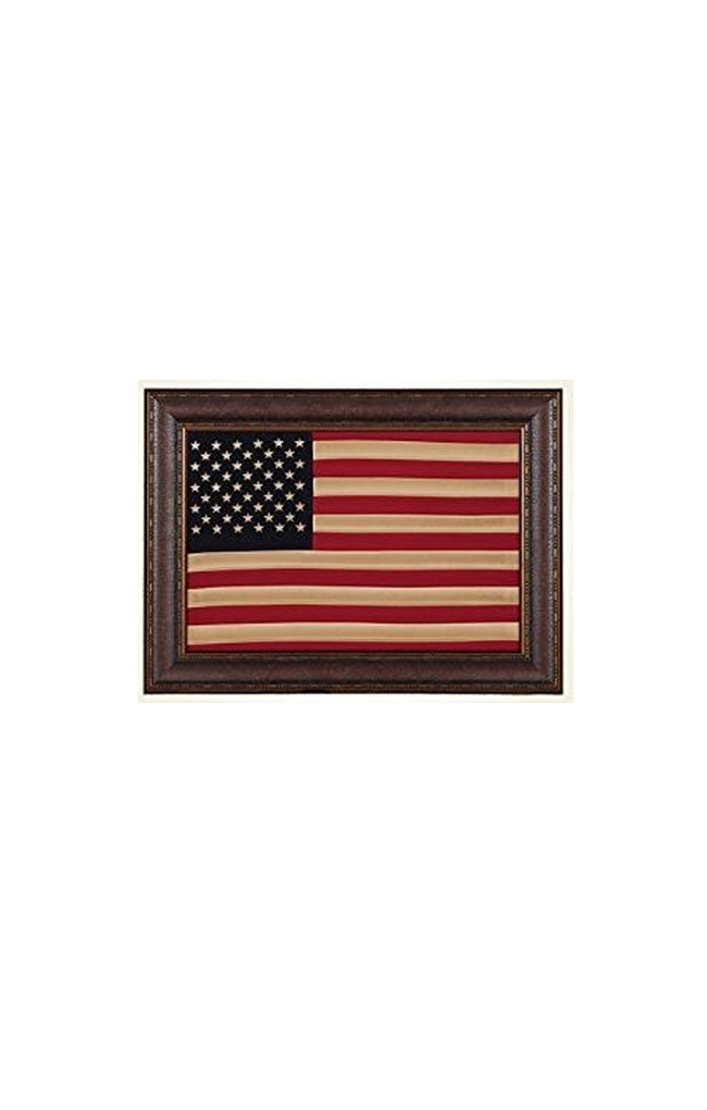 Framed American Flag, Wall Framed American Flag The Military Gift Store