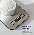 Rechargeable Stainless Steel Kitchen Scale Pi-Mart