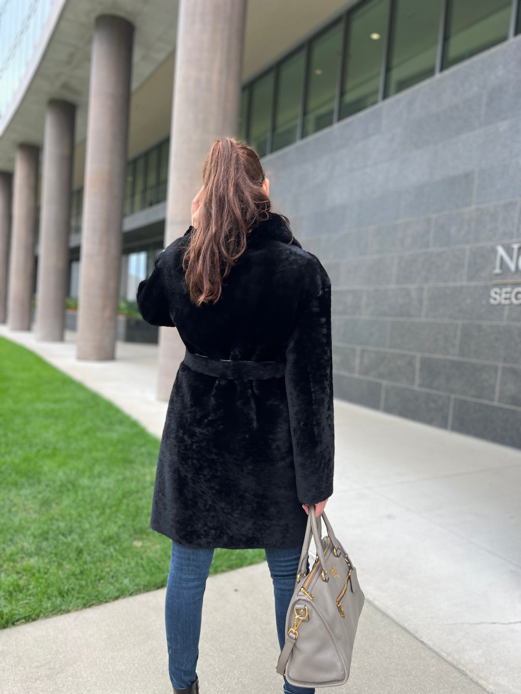Genuine Shearling Merino Lamb Leather Coat by Punto Leather - SJB-DIAMOND ELITES