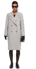 Double-Breasted Wool Alpaka Blend Coat - SJB-DIAMOND ELITES