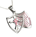2 Piece Shield Cross Necklace KingdomWear