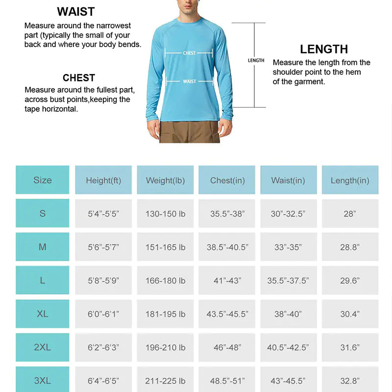 Men's Sun Protection UPF 50 Quick-Dry Hiking Shirts Lootquake LLC