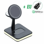 3 In 1 Magnetic Wireless Charger Stand Pi-Mart