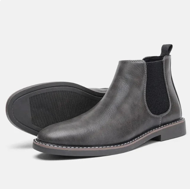 Retro Men's Cowhide Boots Pi-Mart