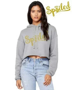 Spoiled Crop Top Hoodie - SJB-DIAMOND ELITES
