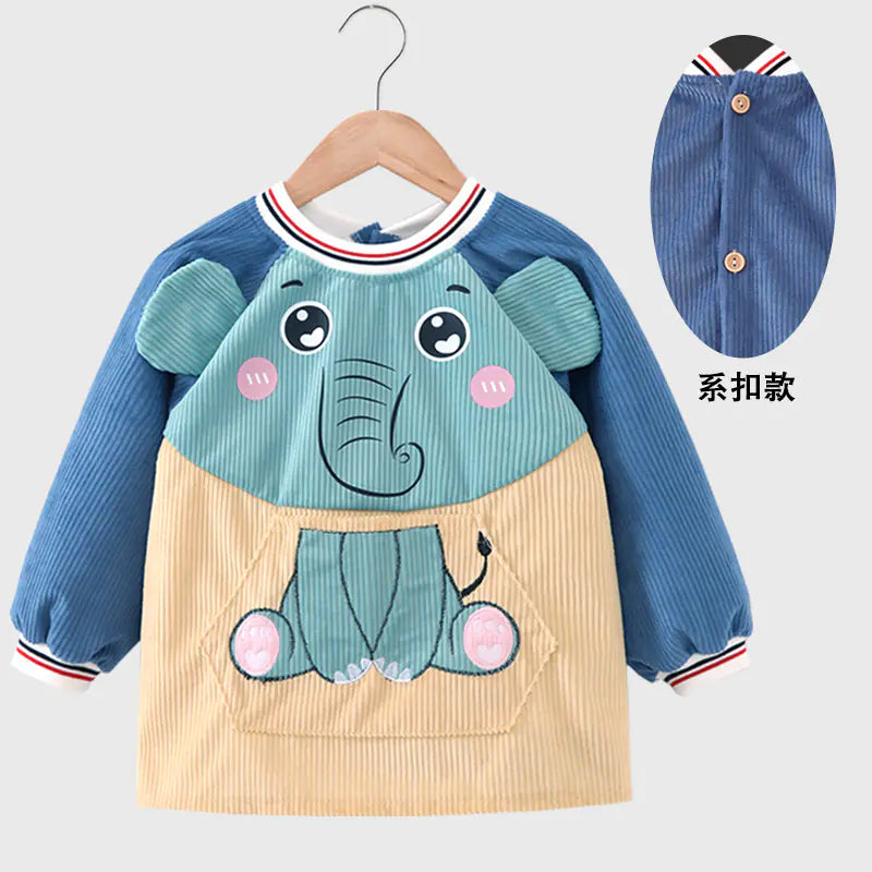 Waterproof Bib for Boys - Stylish Reversible Design Pi-Mart