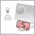 Conair LED Hollywood Lighted Social Media Makeup Mirror White - Imperfect Box This is Beauty US