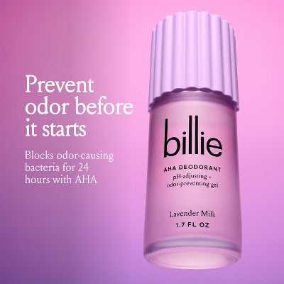 Billie AHA Gel Deodorant Lavender Milk 1.7 fl oz - New This is Beauty US