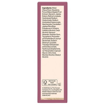 Honest Beauty Honestly Pure Retinyl Serum with Retinyl Linoleate 1.0 fl oz - New This is Beauty US