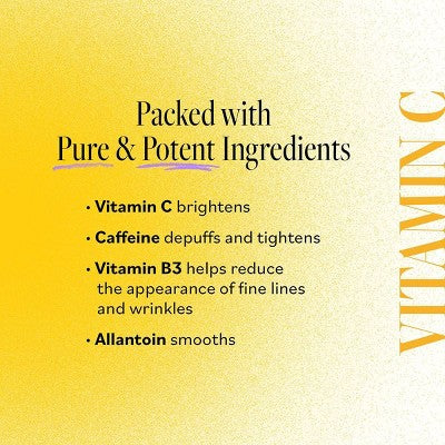 derma e Vitamin C Bright Eyes Hydro Gel Patches 60ct - New This is Beauty US