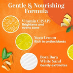 TruSkin Vitamin C Brightening Gentle Face Scrub 4oz - New This is Beauty US