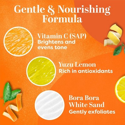 TruSkin Vitamin C Brightening Gentle Face Scrub 4oz - New This is Beauty US