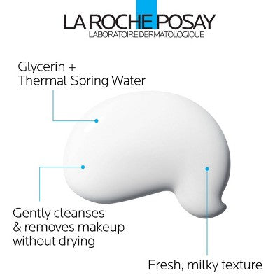 La Roche Posay Toleriane Dermo Milky Facial Makeup Remover Unscented 6.76 fl oz - New This is Beauty US