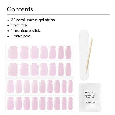 Dashing Diva Glaze Semi-Cured Gel Nail Polish Strips Unicorn Glaze 32ct - New This is Beauty US