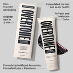 Overtone Black Velvet Daily Conditioner- Semi-Permanent Hair Color 4.5 oz - New This is Beauty US
