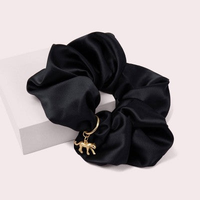 The Hair Edit Charming Ruched Ribbon Satin Scrunchie - Imperfect Box This is Beauty US