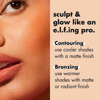 e.l.f. Primer-Infused Matte Bronzer Fresh Tan 0.35oz - New This is Beauty US