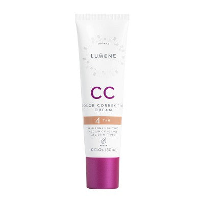 Lumene CC Color Correcting Cream 4 Tan 1 fl oz - New This is Beauty US