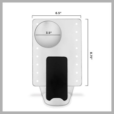 Conair LED Hollywood Lighted Social Media Makeup Mirror White - Imperfect Box This is Beauty US