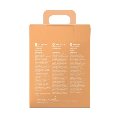 Fairy Tales Sun & Swim Shampoo, Conditioner and Spray Travel Kit 9.9 fl oz/3pk - New This is Beauty US