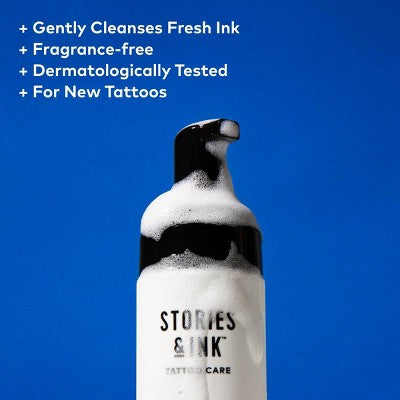 Stories & Ink Repairing Aftercare Foaming Body Cleanser 5.07 fl oz - New This is Beauty US