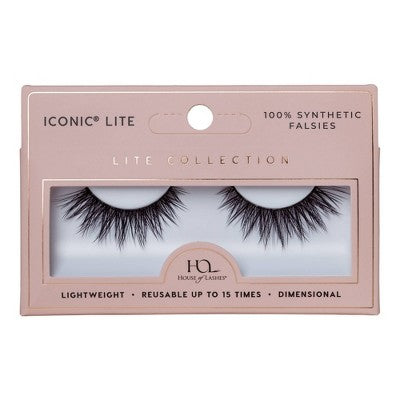 House of Lashes Iconic Lite Soft Volume Faux Mink Fibers False Eyelashes - New This is Beauty US