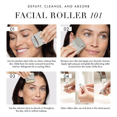 Tweezerman 3-in-1 Skin Revival Roller Kit - New This is Beauty US
