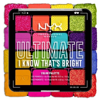 NYX Professional Makeup Ultimate Eyeshadow Palette  0.32 oz - Imperfect Container This is Beauty US