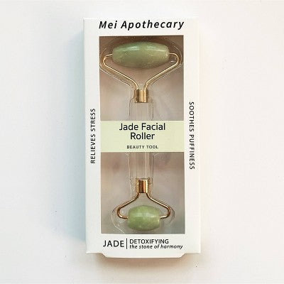 Mei Apothecary Jade Facial Roller Beauty Tool 1ct - New This is Beauty US