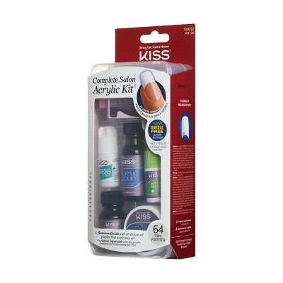 KISS Products Complete Salon Acrylic DIY Manicure Kit 64ct - New This is Beauty US