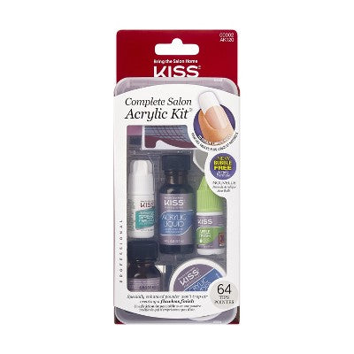 KISS Products Complete Salon Acrylic DIY Manicure Kit 64ct - New This is Beauty US
